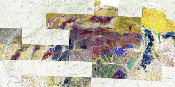 Staré geologické mapy (1:144 000)