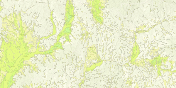 Geologická mapa kvartéru Slovenska – Mapa hrúbky kvartérneho pokryvu