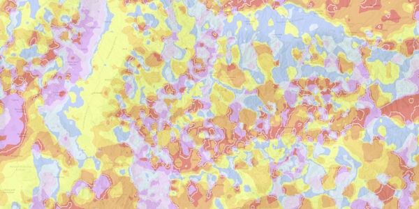 Mapa smerov prúdenia podzemnej vody