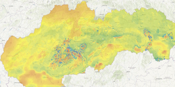 Magnetická mapa Slovenska