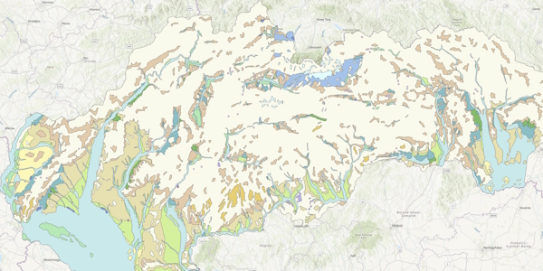 Atlas krajiny Slovenskej republiky - Kvartérny pokryv