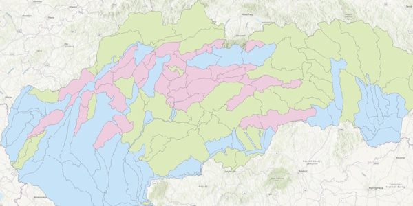 Atlas krajiny Slovenskej republiky - Hlavné hydrogeologické regióny