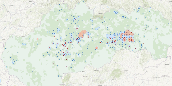 Atlas krajiny Slovenskej republiky - Kontaminácia pôd