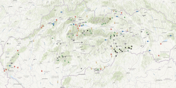 Atlas krajiny Slovenskej republiky - Významné geologické lokality