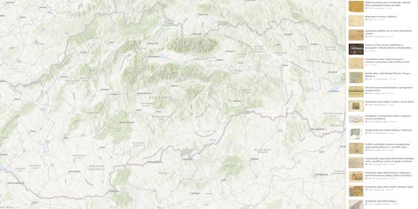 Staré geologické mapy